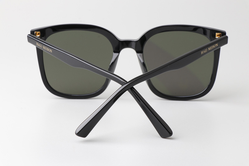 HM86005 Sunglasses Black Gold Gray