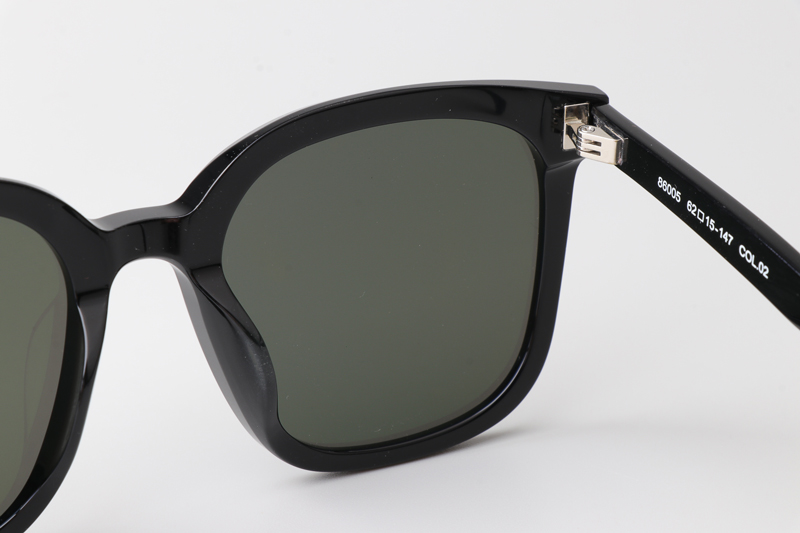 HM86005 Sunglasses Black Silver Gray