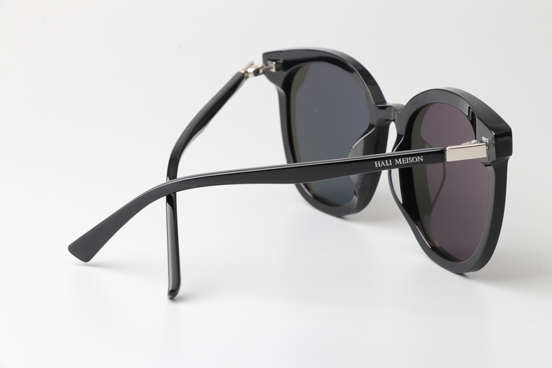 HM86006 Sunglasses Black Silver Gray