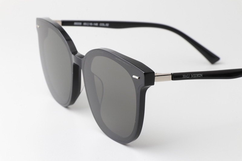 HM86006 Sunglasses Black Silver Gray