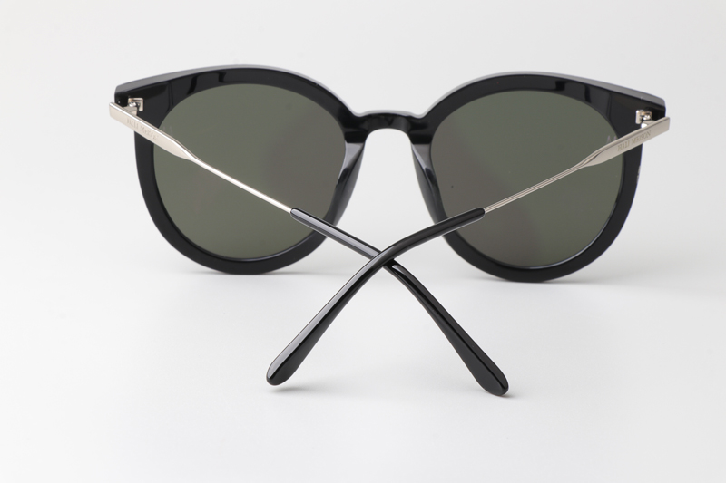 HM86007 Sunglasses Black Silver Gray