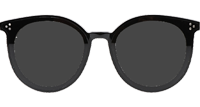 HM86007 Sunglasses Black Silver Gray
