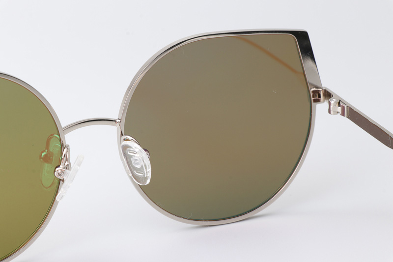 HM86008 Sunglasses Silver Brown