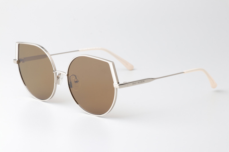 HM86008 Sunglasses Silver Brown