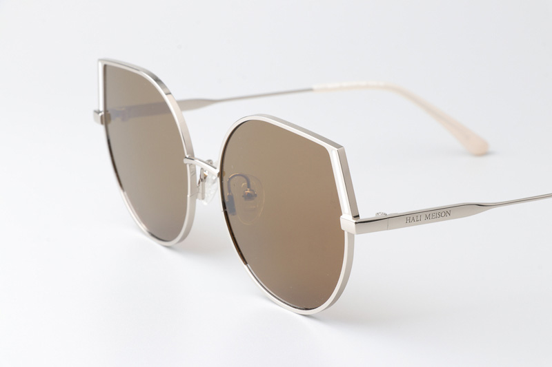 HM86008 Sunglasses Silver Brown