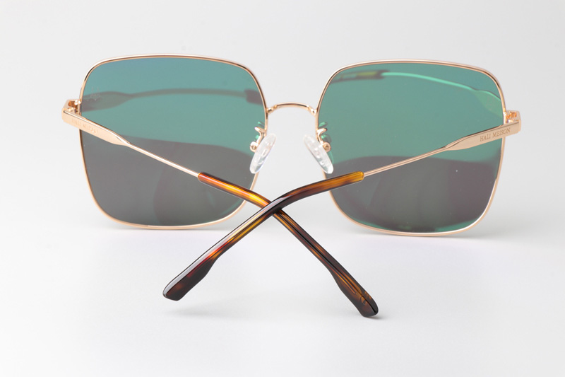 HM86009 Sunglasses Gold Green