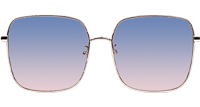 HM86009 Sunglasses Rose Gold Gradient Blue