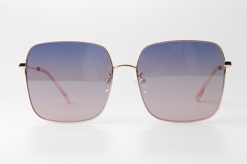 HM86009 Sunglasses Rose Gold Gradient Blue