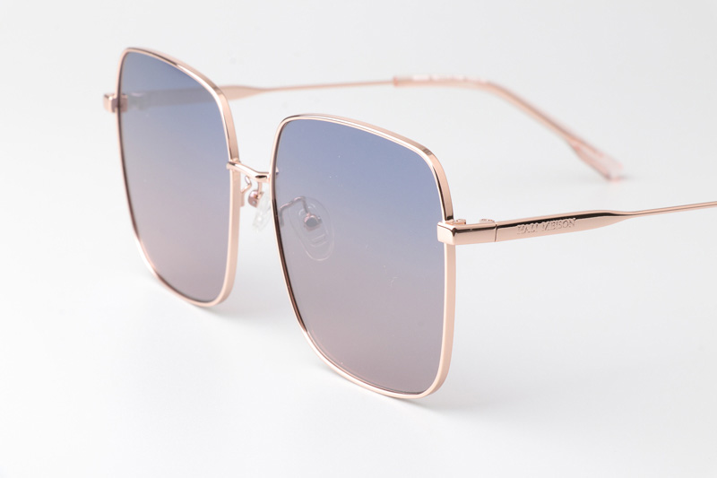 HM86009 Sunglasses Rose Gold Gradient Blue