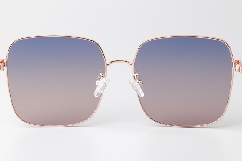 HM86009 Sunglasses Rose Gold Gradient Blue