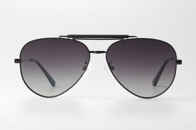 HM86010 Sunglasses Black Gradient Gray