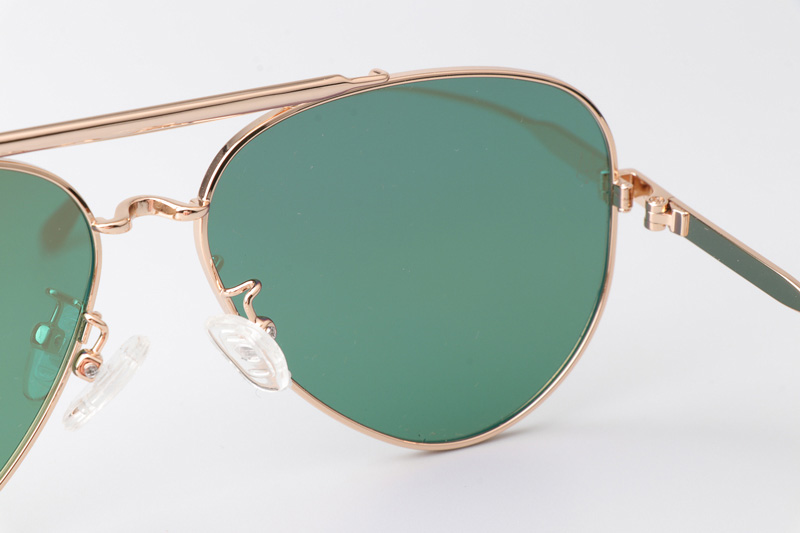 HM86010 Sunglasses Gold Green