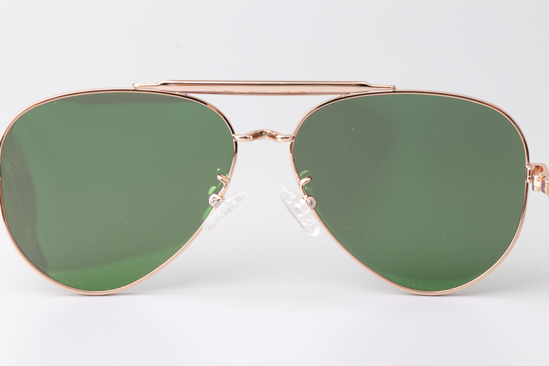 HM86010 Sunglasses Gold Green