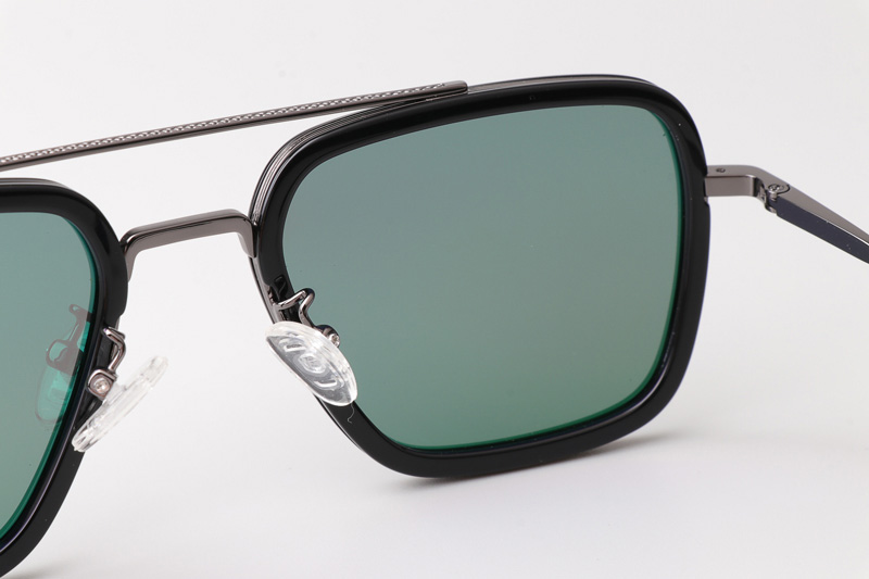 HM86011 Sunglasses Black Gunmetal Gray