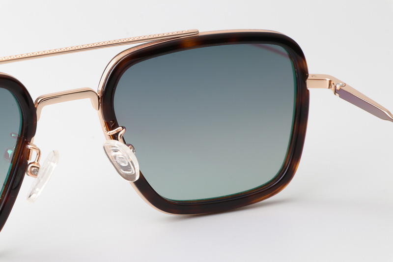 HM86011 Sunglasses Tortoise Gold Gradient Gray