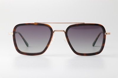 HM86011 Sunglasses Tortoise Gold Gradient Gray