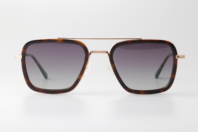 HM86011 Sunglasses Tortoise Gold Gradient Gray