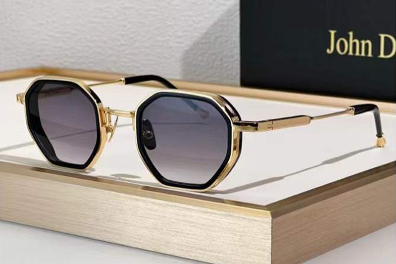Harrison Sunglasses Black Gold Gradient Gray