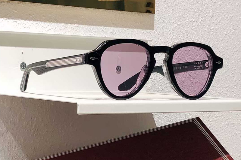 Hatfield Sunglasses Black Silver Purple