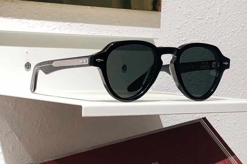 Hatfieldi Sunglasses Black Silver Gray