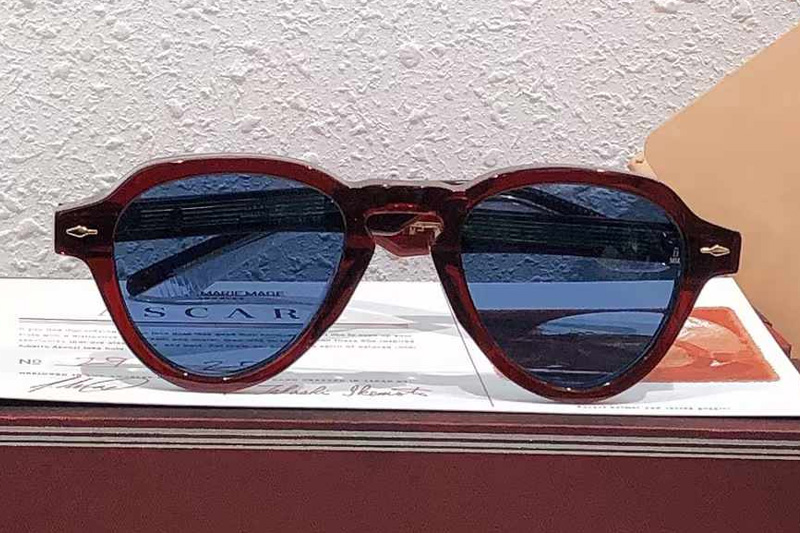 Hatfieldi Sunglasses Red Dark Blue