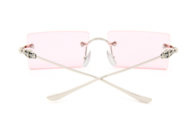 Heiiz Beiiz Sunglasses Silver Pink