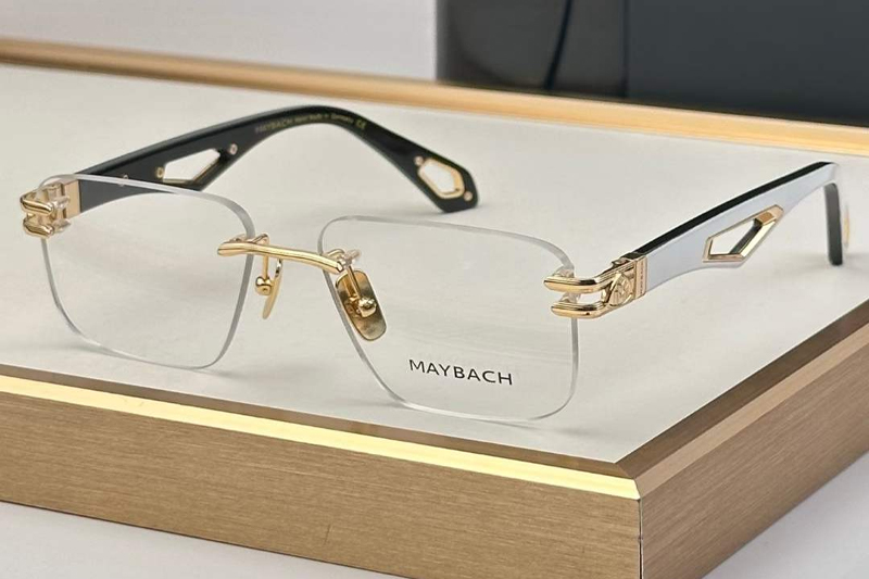 Highness II Eyeglasses Gold White