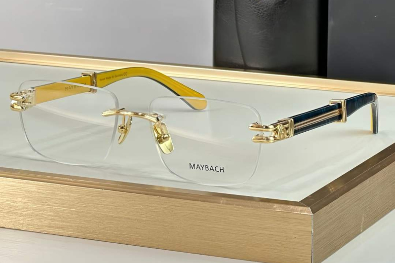 Highness I Eyeglasses Gold Blue