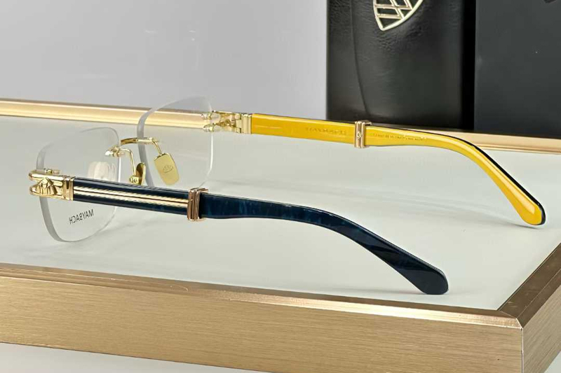 Highness I Eyeglasses Gold Blue