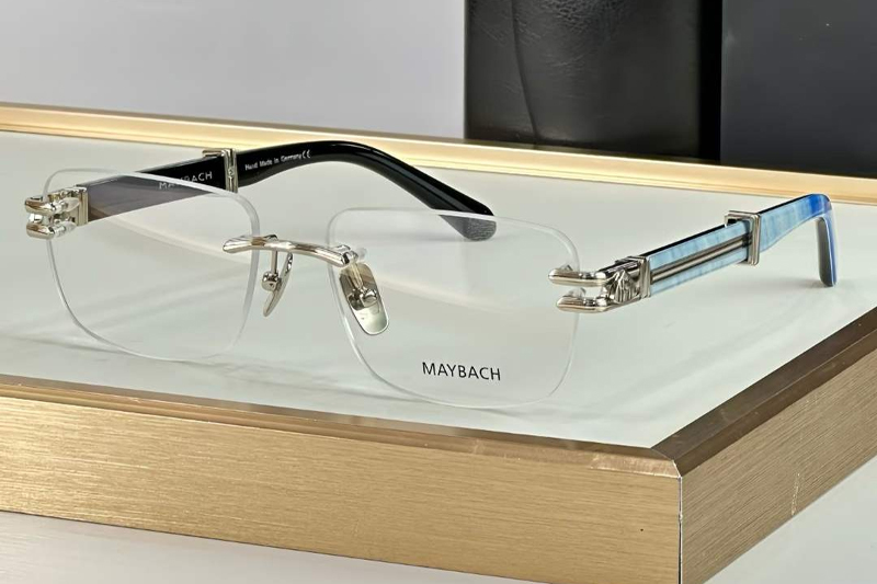 Highness I Eyeglasses Silver Blue
