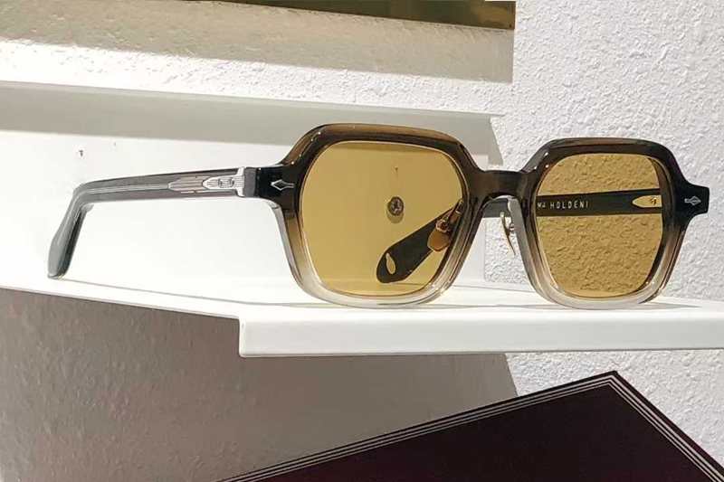 Holden Sunglasses Brown Transparent Yellow