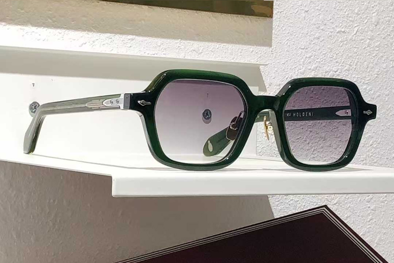 Holden Sunglasses Green Gradient Gray