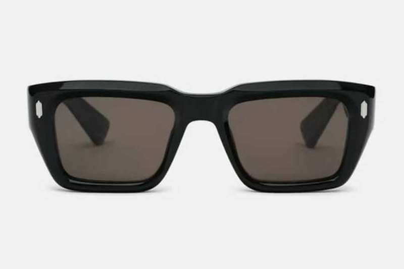 Hollywood Sunglasses Black Silver Gray