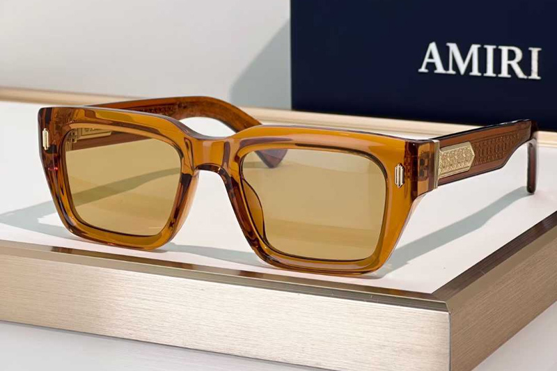 Hollywood Sunglasses Brown Yellow