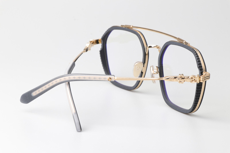 Hotation Eyeglasses Black Gold