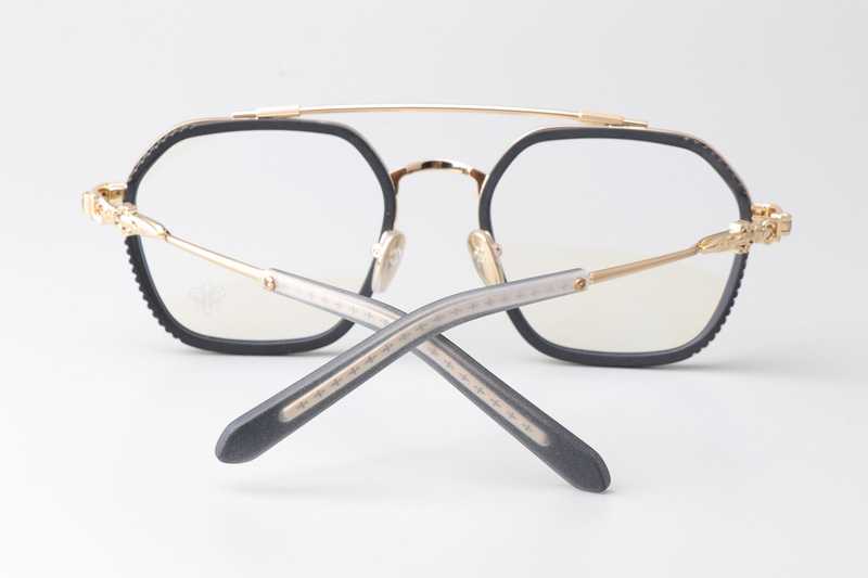 Hotation Eyeglasses Black Gold