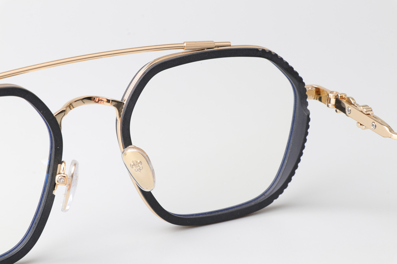 Hotation Eyeglasses Black Gold