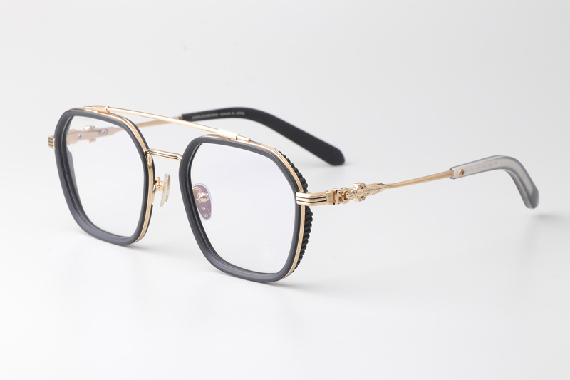 Hotation Eyeglasses Black Gold