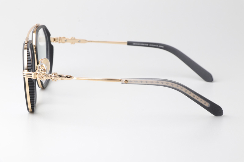 Hotation Eyeglasses Black Gold