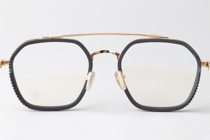 Hotation Eyeglasses Black Gold