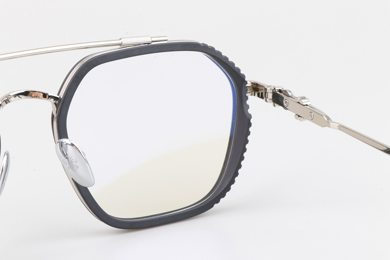 Hotation Eyeglasses Black Silver