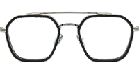 Hotation Eyeglasses Black Silver