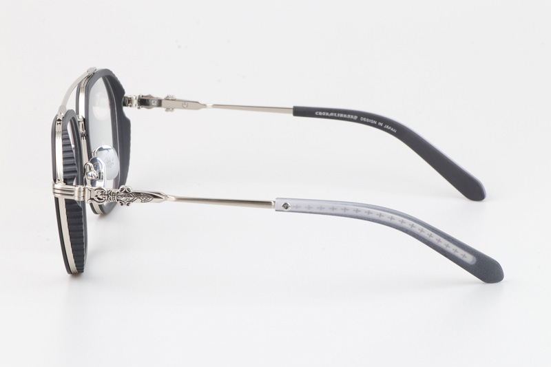 Hotation Eyeglasses Black Silver