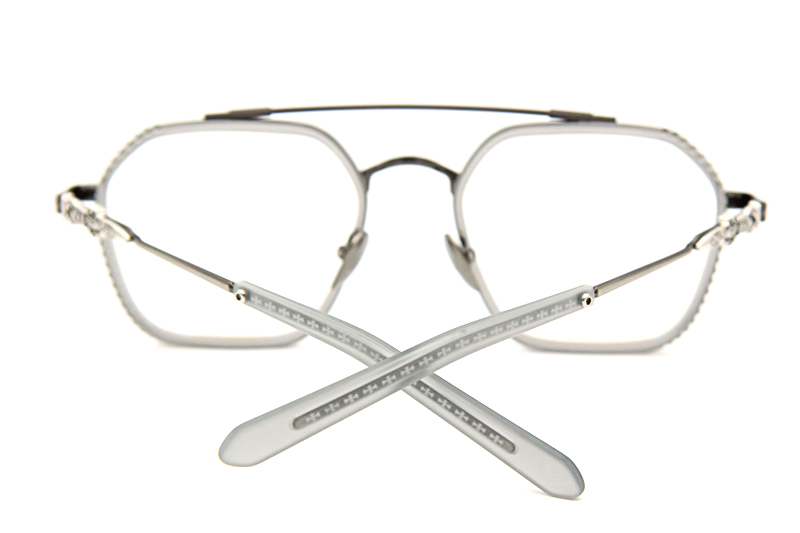 Hotation Eyeglasses Clear Gunmetal