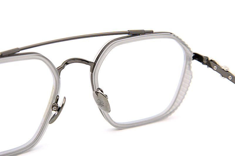 Hotation Eyeglasses Clear Gunmetal