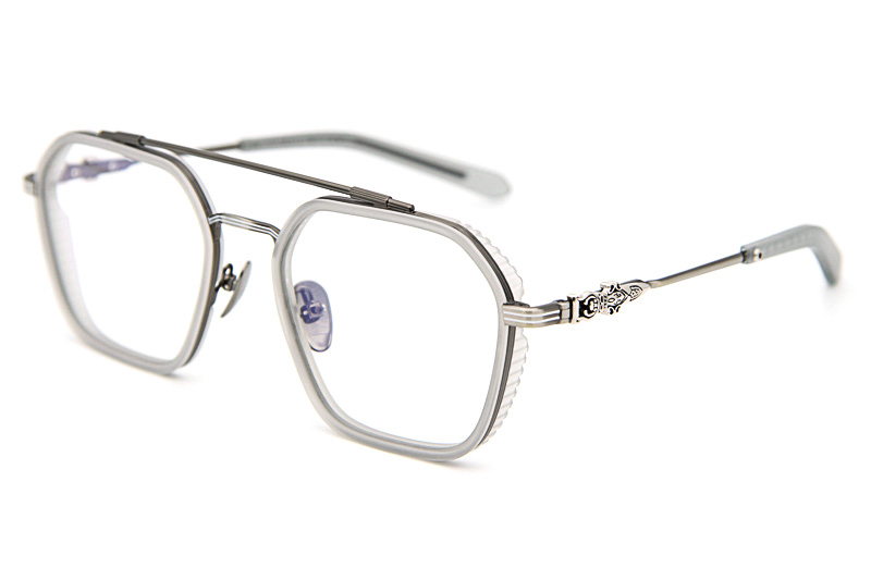 Hotation Eyeglasses Clear Gunmetal