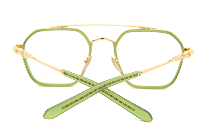 Hotation Eyeglasses Green Gold