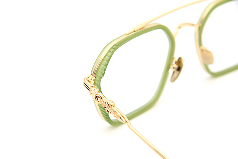 Hotation Eyeglasses Green Gold