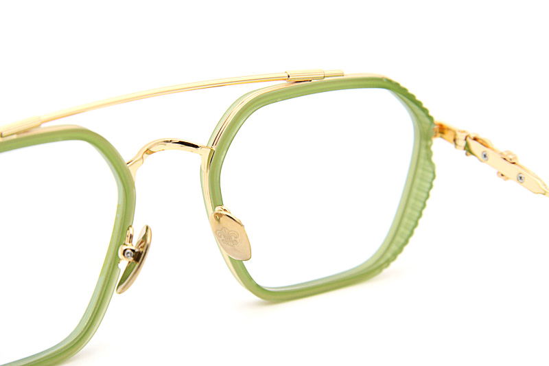 Hotation Eyeglasses Green Gold