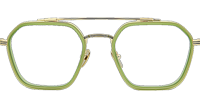 Hotation Eyeglasses Green Gold